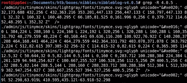 ippsec-nibbles-grep